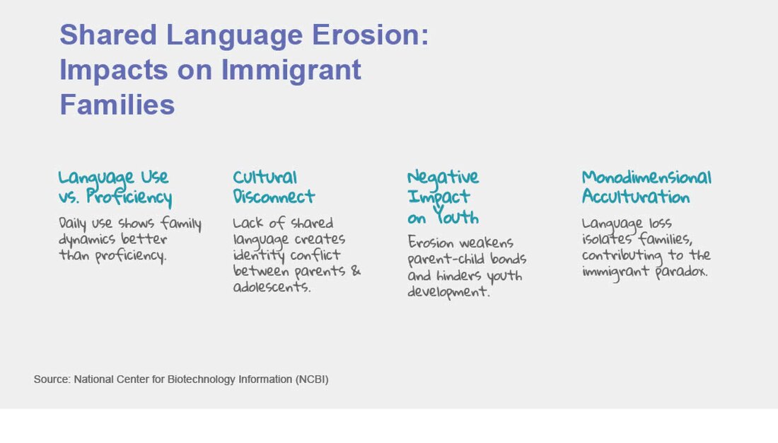 Shared language erosion and its impacts on immigrant families
