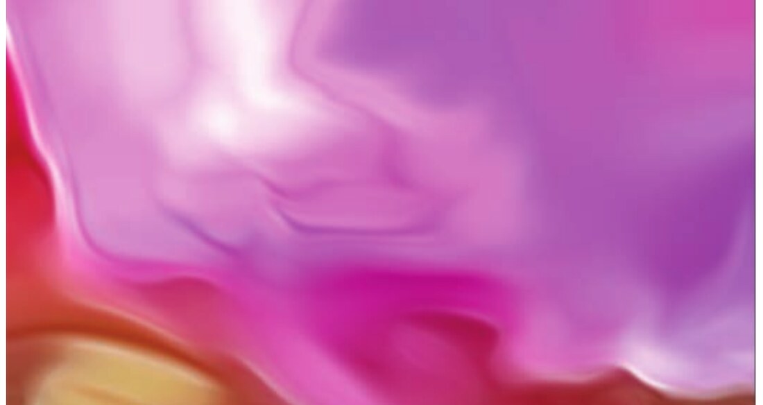 Fluid graphic with wider hand distance, dynamic and flowing