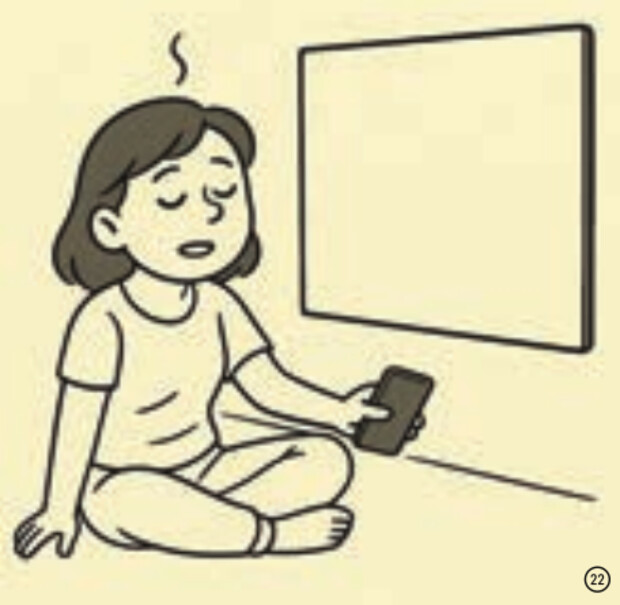 Storyboard 02: sitting and trying to follow along