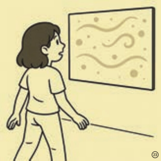 Storyboard 03: reaching into SomaSpace as the visuals react